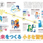 株式会社DHC 発行の会報誌
「みんな、げんき?4月号」で挿絵を担当しました。